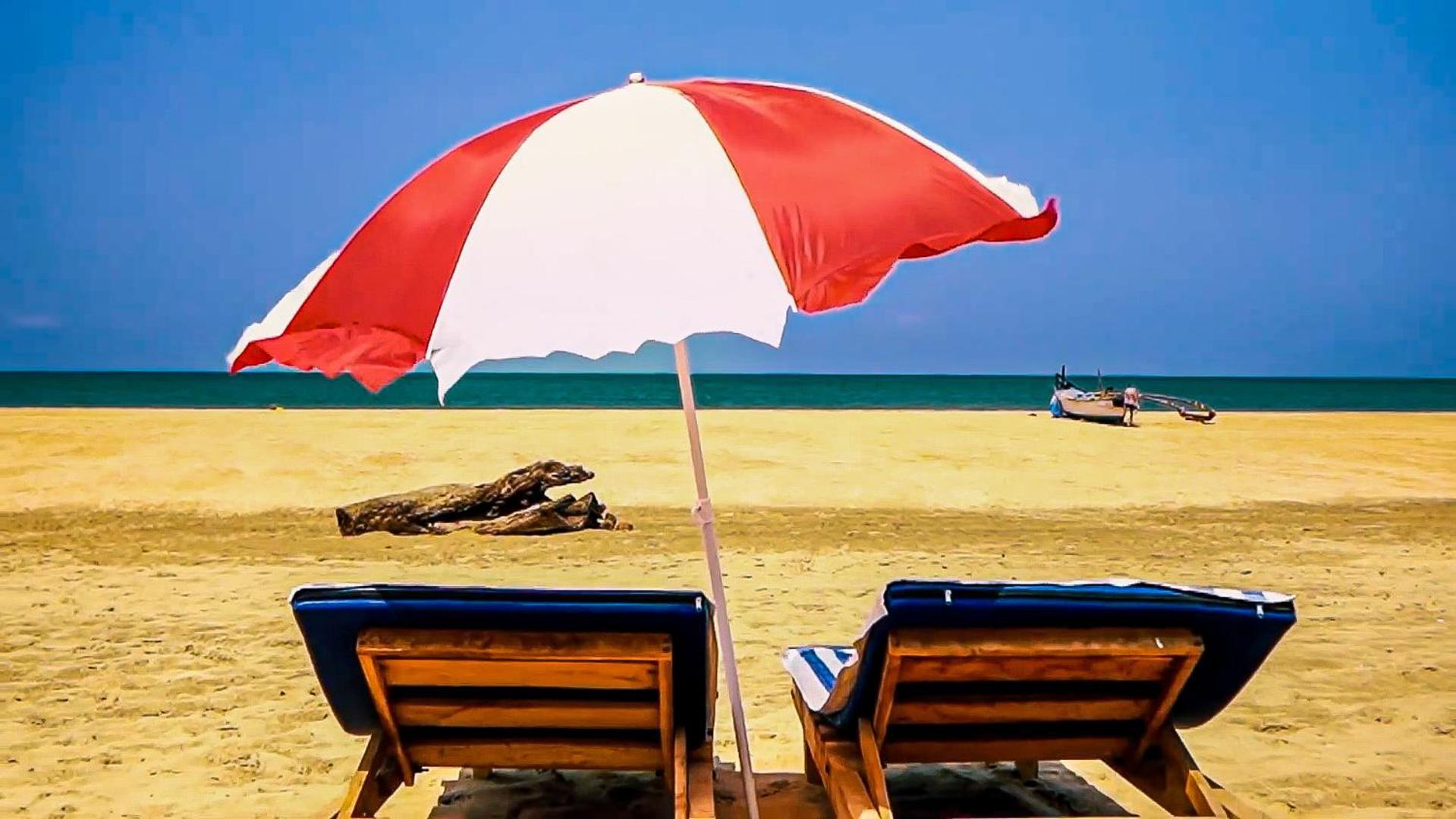 Om Sai Beach Huts Hotel อากอนดา ภายนอก รูปภาพ